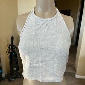 Fashion Nova Vintage Halter Crop Top